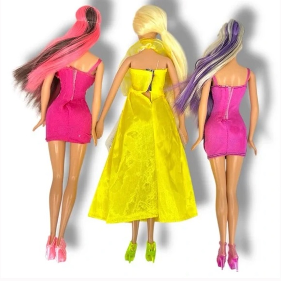 Barbie 3 Doll lot - Jam ‘n Glam dolls x2 and 2003 Supergirl Barbie - Picture 2 of 3